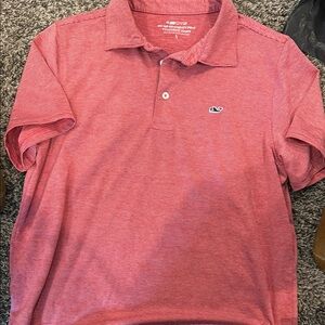 Vineyard Vines Red Polo Shirt Classic Style